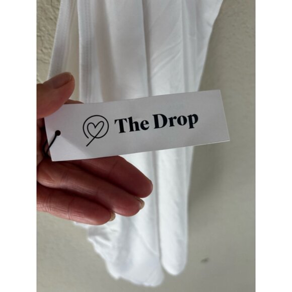 Women's The Drop One-Shoulder Tank Top Size M White - Picture 4 of 8